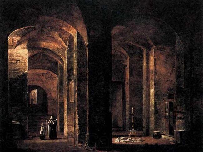 Francois-Marius Granet Crypt of San Martino ai Monti, Rome